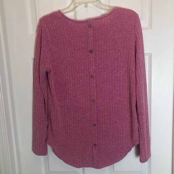 Shein Long Sleeve with Fake Button Back Top - Picture 5 of 5